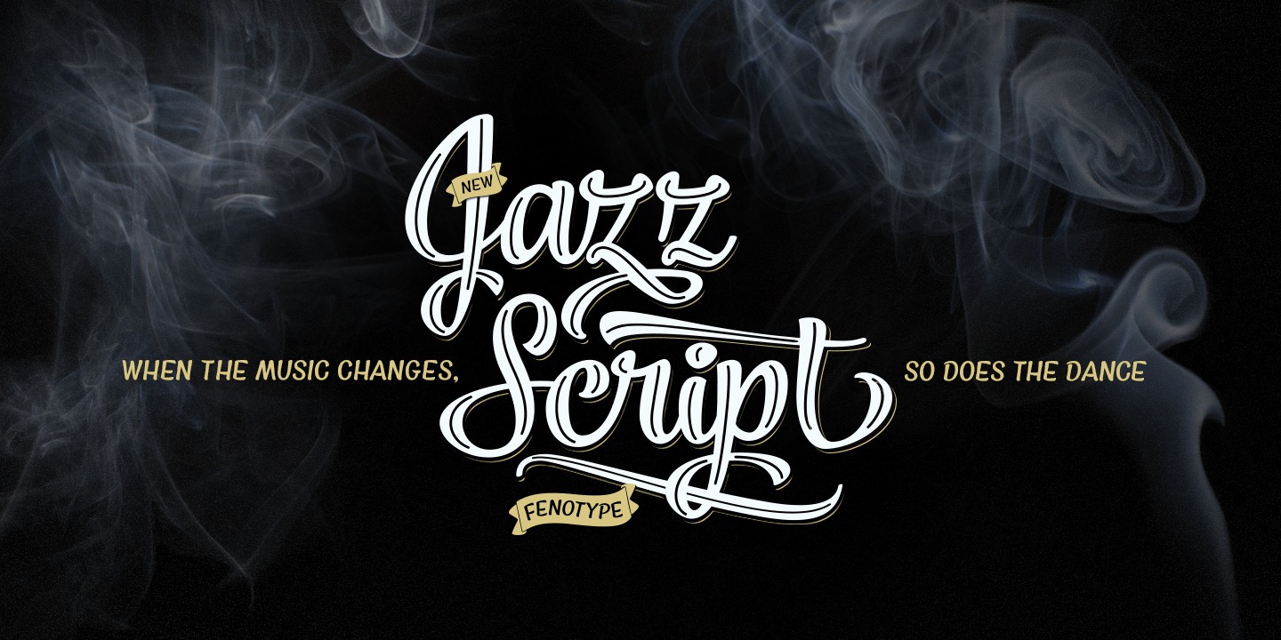 Jazz Script 2 Bold Font preview